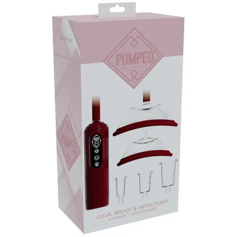 PUMPED Vulva, Breast & Nipple Pump - Red