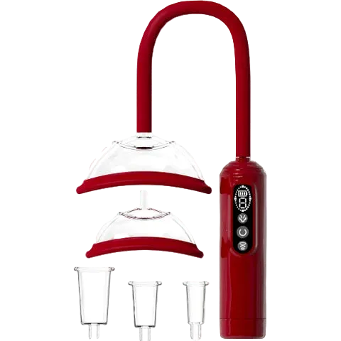 PUMPED Vulva, Breast & Nipple Pump - Red