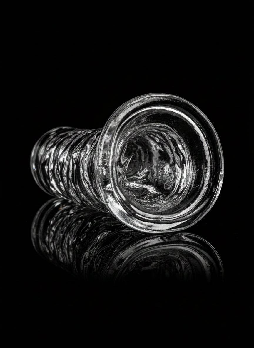 Crystal Clear Dildo 8in Straight no Balls