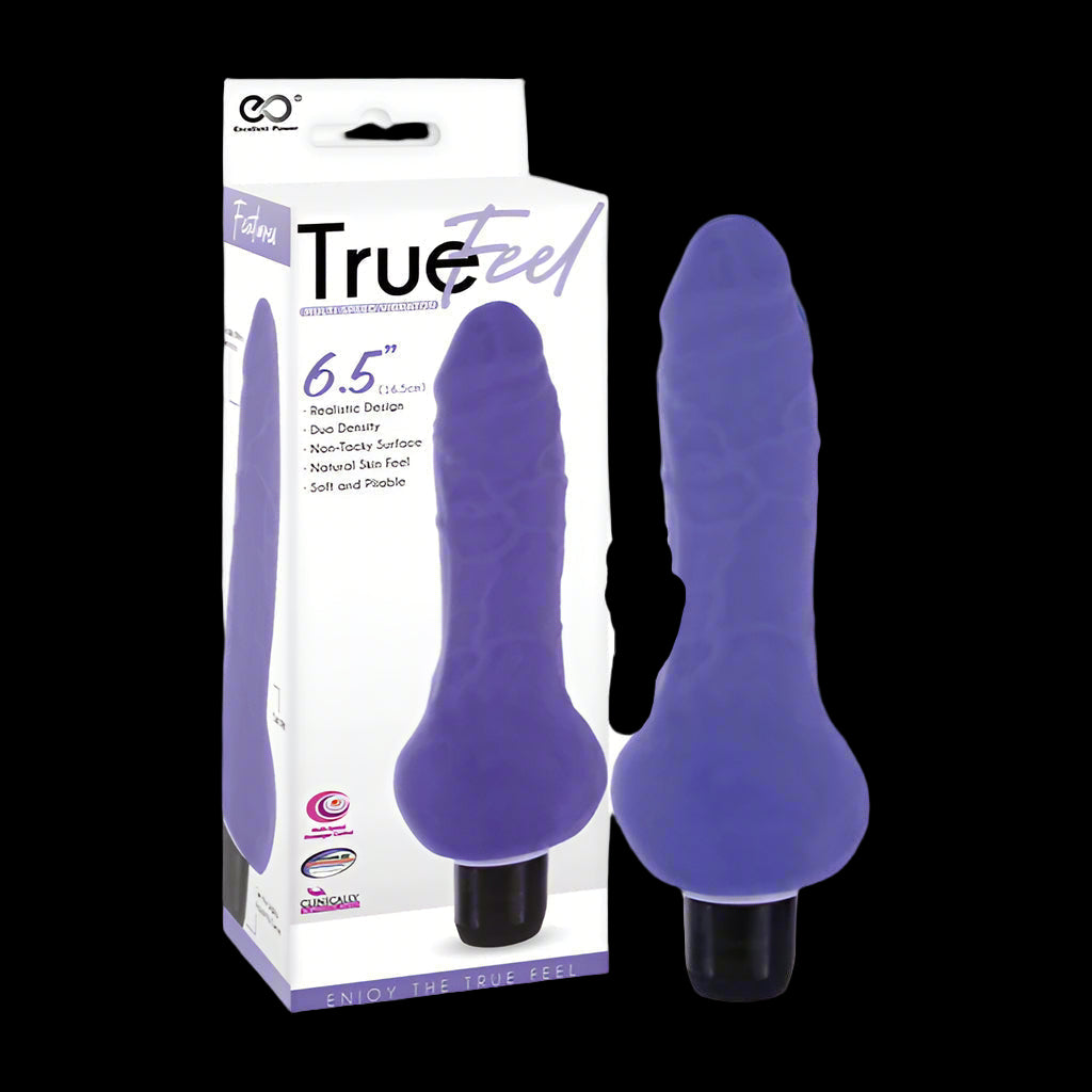True Feel Realistic TPR Vibrator 6.5