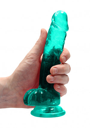 Crystal Clear REALROCK 7'' Realistic Dildo With Balls