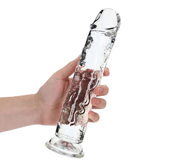 Crystal Clear REALROCK 28 cm Straight Dildo