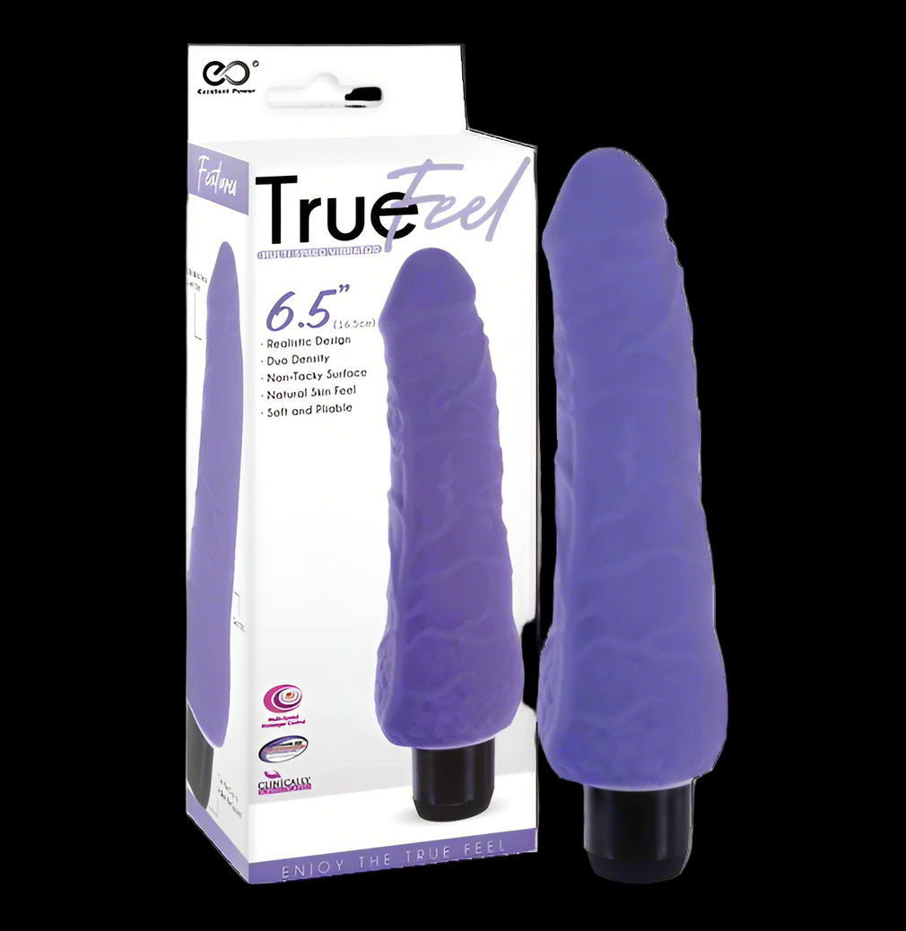True Feel 6.5 Realistic TPR Vibrator