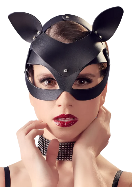 Bad Kitty Cat Mask With Rhinestones
