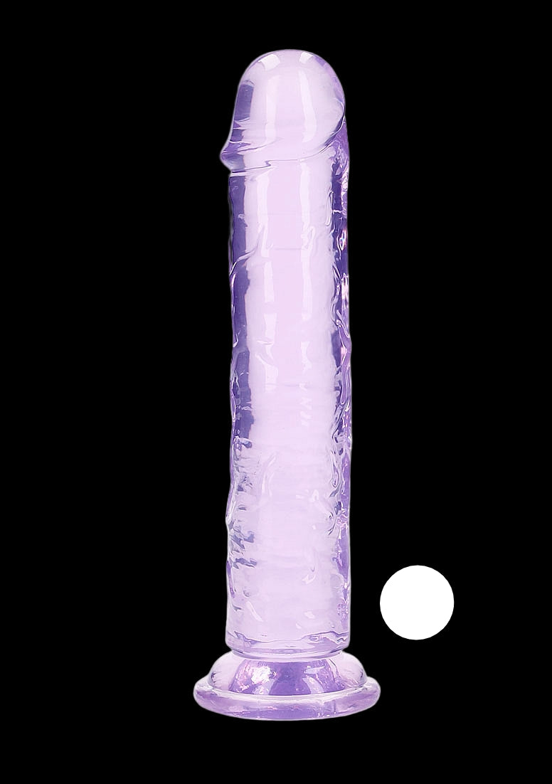 Crystal Clear Dildo 8in Straight no Balls