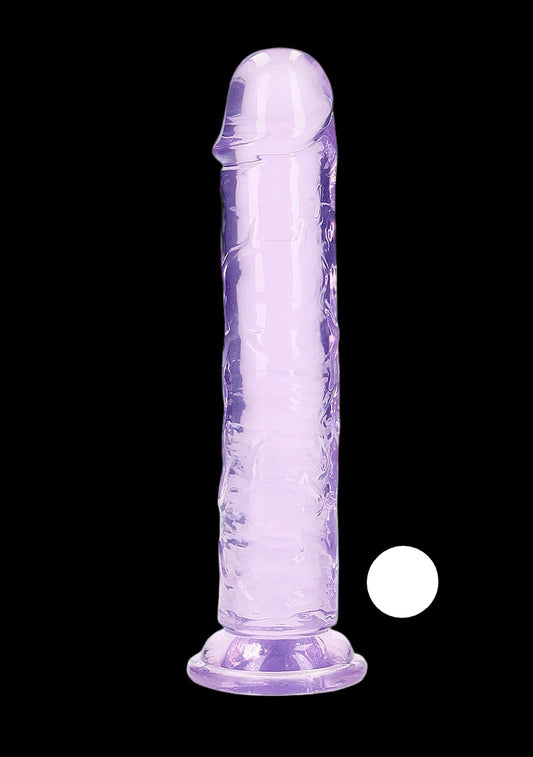 Crystal Clear Dildo 8in Straight no Balls