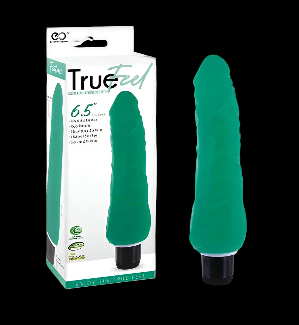 True Feel 6.5 Realistic TPR Vibrator