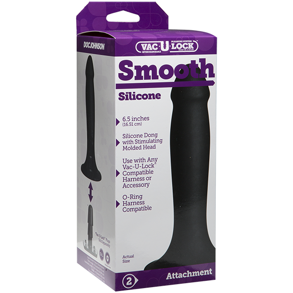 Vac-U-Lock Smooth Attachment Black