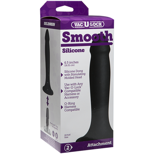 Vac-U-Lock Smooth Attachment Black