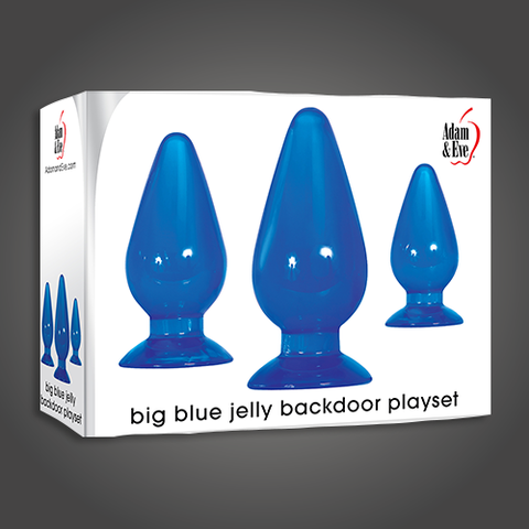 Adam & Eve Big Blue Jelly Backdoor Playset