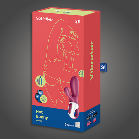 Satisfyer Hot Bunny Heated Rabbit Vibe App Control XX