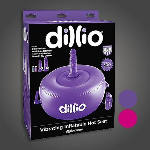 Dillio Vibrating Inflatable Hot Seat.