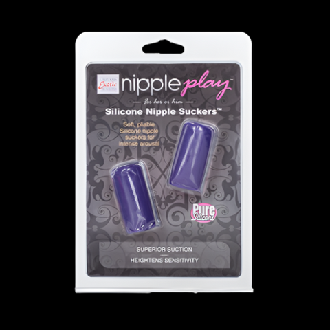 Nipple Play Silicone Nipple Sucker Purple
