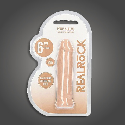 RealRock 6"Realistic Penis Sleeve Flesh