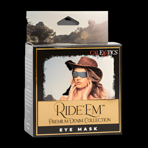 Ride 'Em Premium Denim Collection Eye Mask
