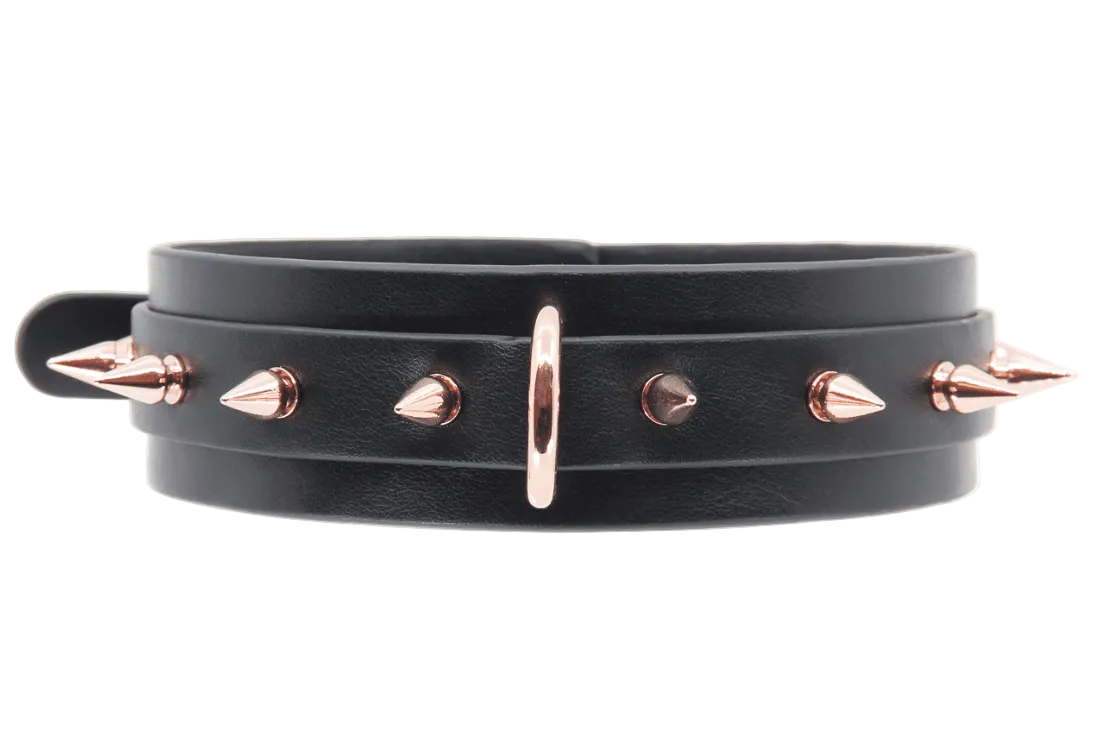 Spiked Collar Rose Gold