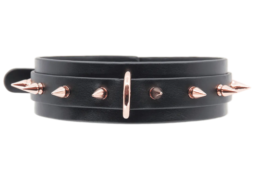 Spiked Collar Rose Gold