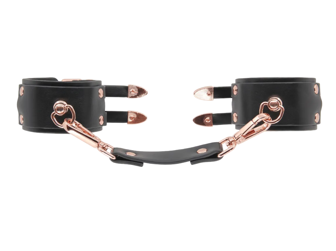 Double Strap Cuffs Rose Gold