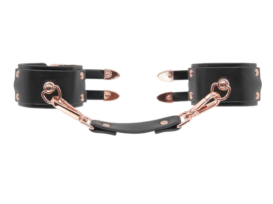 Double Strap Cuffs Rose Gold