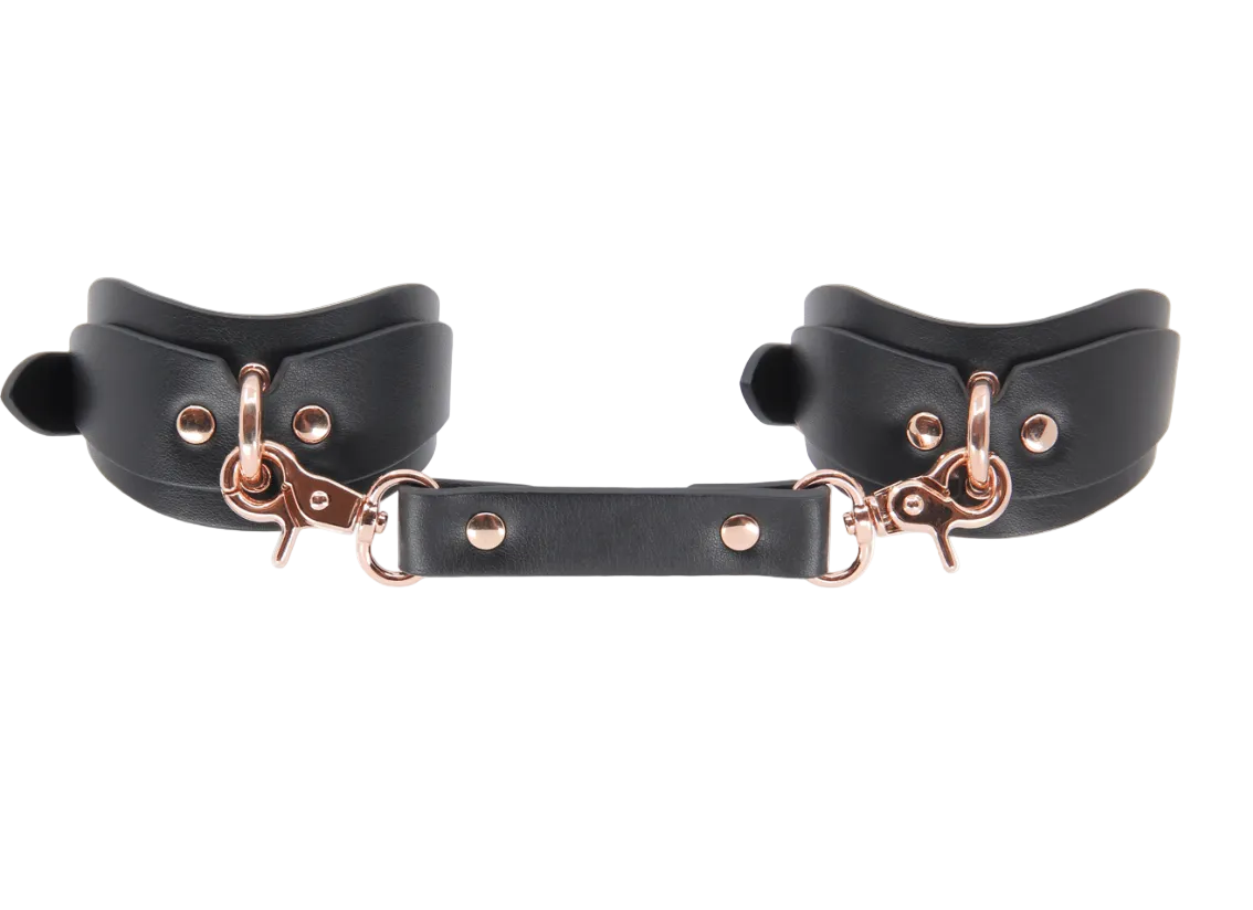 Shaped Wrist Cuffs Rose Gold