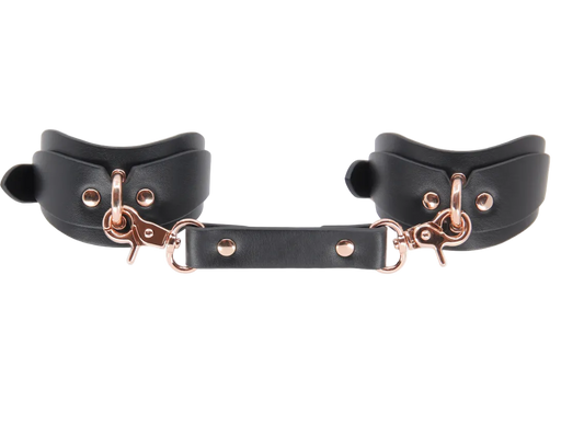 Shaped Wrist Cuffs Rose Gold