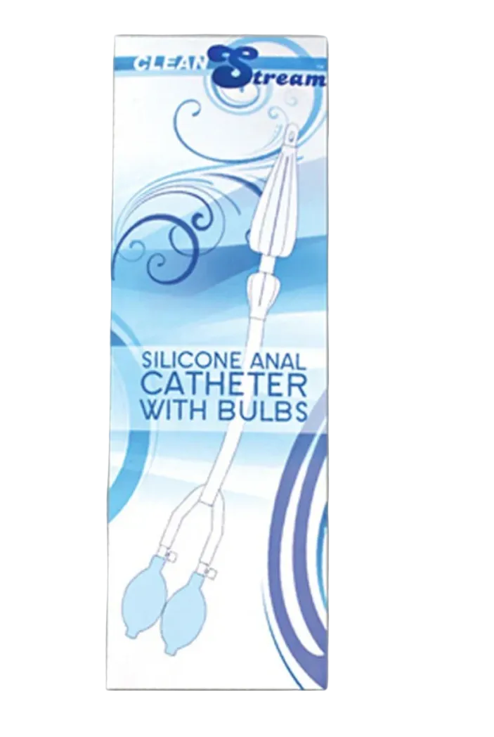 Silicone Anal Catheter With Bulbs