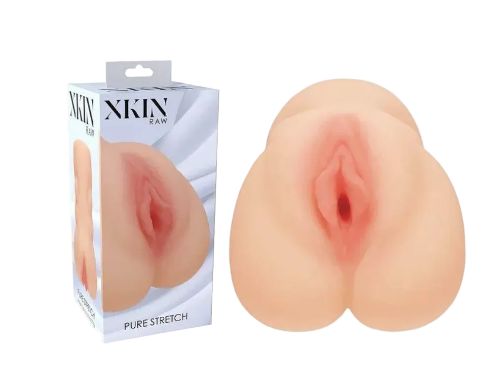 Xkin-Raw-Pure Stretch-TPE Large Masturbator-Flesh