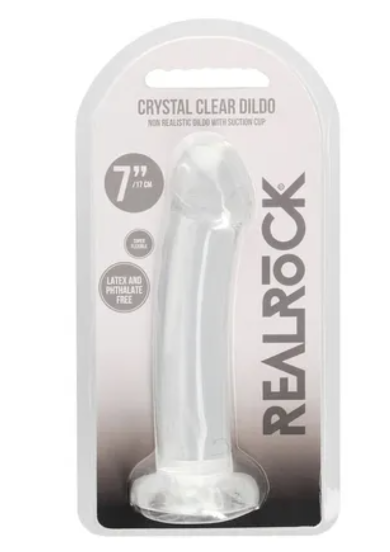 REALROCK Non Realistic Dildo With Suction Cup - 17 cm