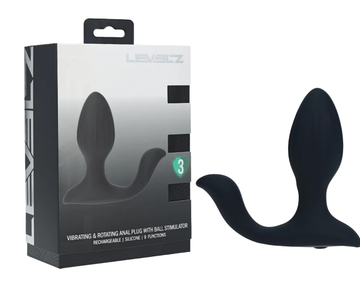 Levelz Vibrating & Rotating Anal Plug