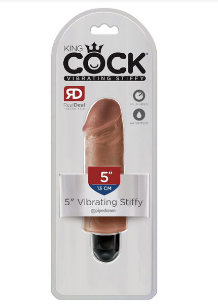 King Cock 5in Vibrating Stiffy XXX