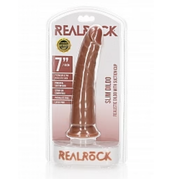 RealRock Realistic Slim Dildo 7"