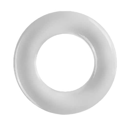 4.3cm Smooth Stretchy Cock Ring Clear