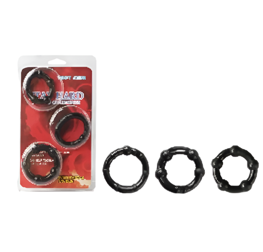 Cock Ring Set 3 Black