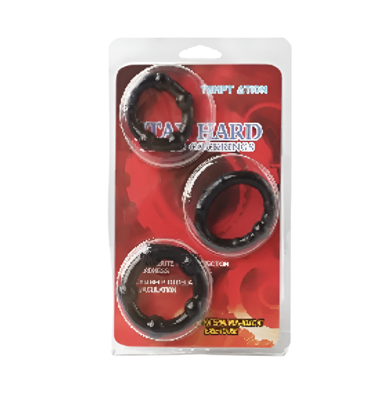 Cock Ring Set 3 Black