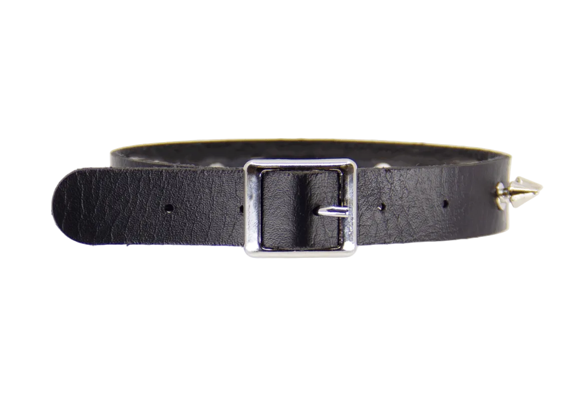 Black Collar with Spikes