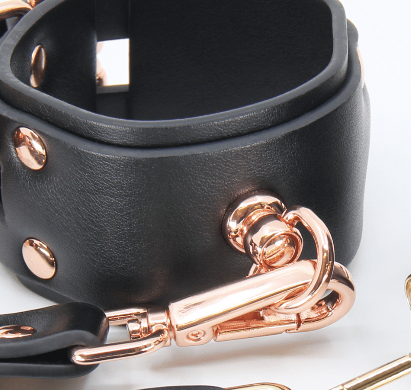 Double Strap Cuffs Rose Gold