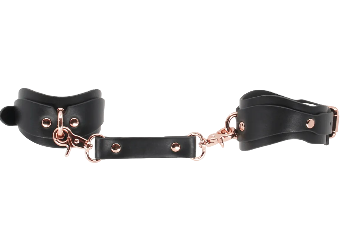 Shaped Wrist Cuffs Rose Gold