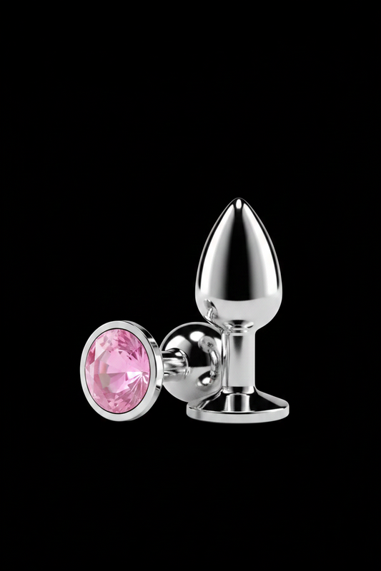 Rear Assets Silver Anal Plug  Small