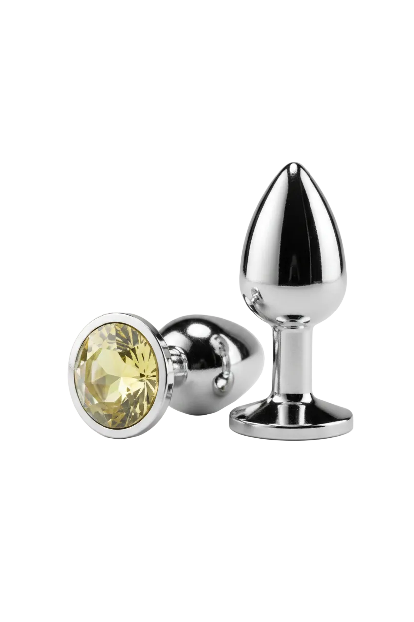 Rear Assets Silver Anal Plug  Small