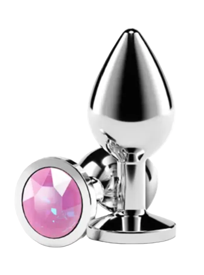 Rear Assets Silver Anal Plug Medium
