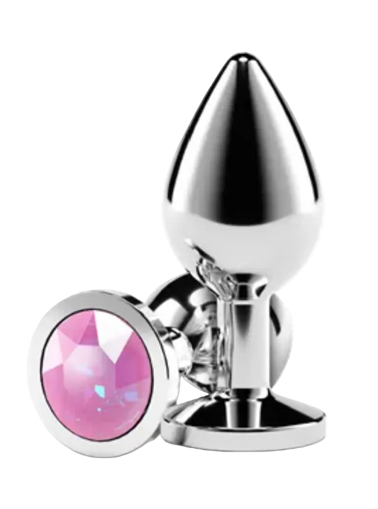 Rear Assets Silver Anal Plug Medium
