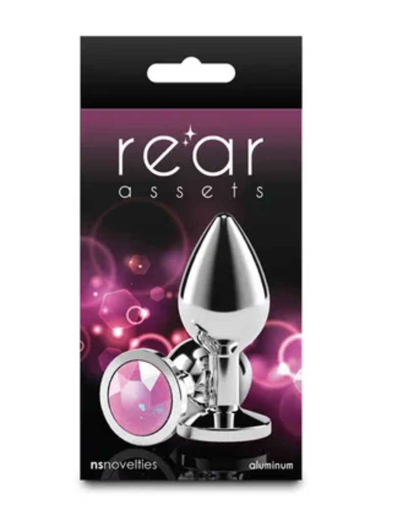 Rear Assets Silver Anal Plug Medium