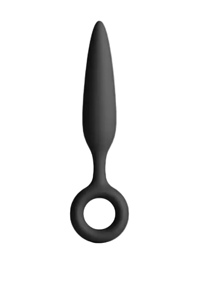 Renegade Slide Silicone Anal Plug Black