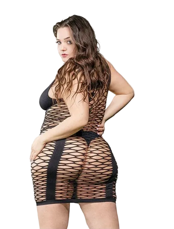 Ladies Peek-a-Boo Dress