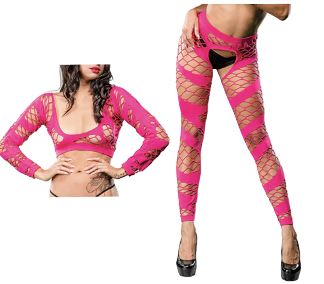 Ladies Sexy Stripe Legging