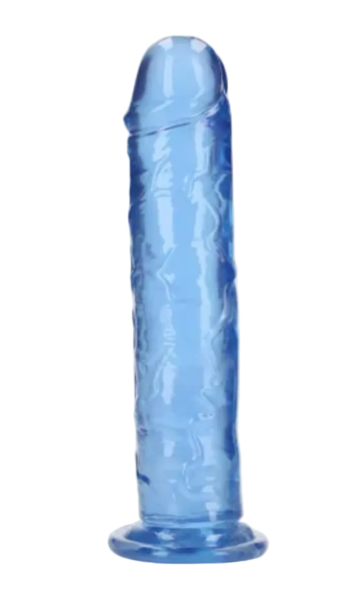 Crystal Clear Dildo 9in Straight no Balls