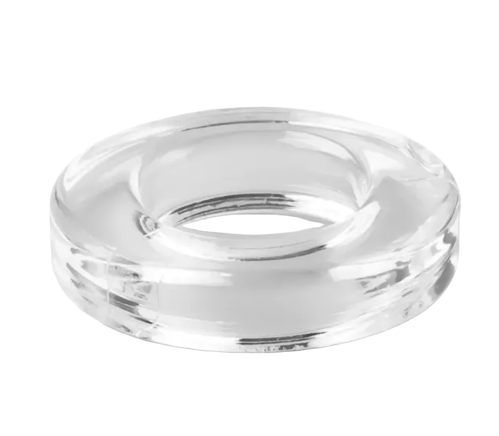 4.3cm Smooth Stretchy Cock Ring Clear