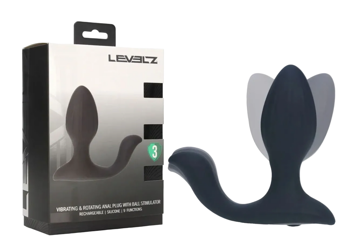 Levelz Vibrating & Rotating Anal Plug
