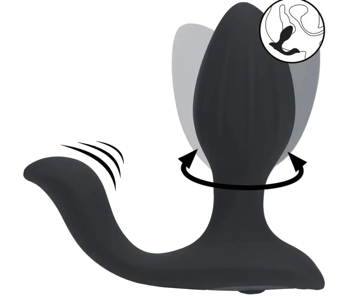 Levelz Vibrating & Rotating Anal Plug