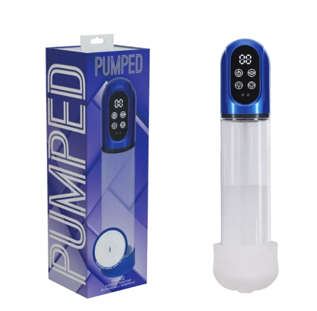 PUMPED Engage Automatic Penis Pump - Blue